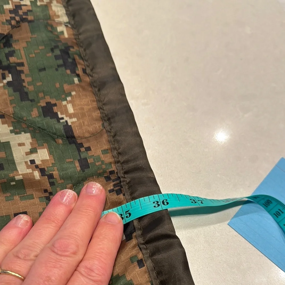 Camouflage Quilted Dog Blanket